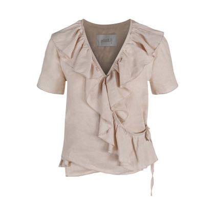 Beige Noelle linen top Beige Noelle linen top