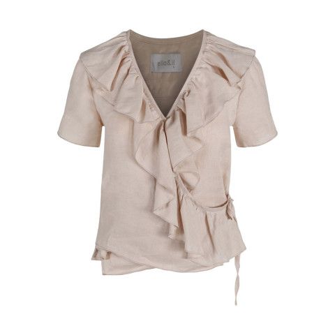 Beige Noelle linen top Beige Noelle linen top