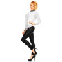 Hvit elegant bluse med steiner