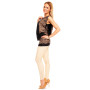 Svart-brun elegant utforming topp