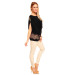 Svart-brun elegant utforming topp
