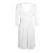Hvit Silver Fashion kjole Hvit Silver Fashion kjole