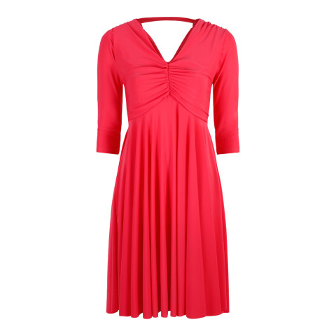 Rød Silver Fashion kjole Rød Silver Fashion kjole