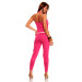 Rosa overall med belte