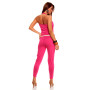 Rosa overall med belte