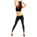 Svart leggings med cut-out Svart leggings med cut-out